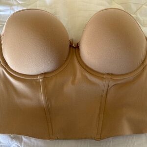 strapless bustier 34D